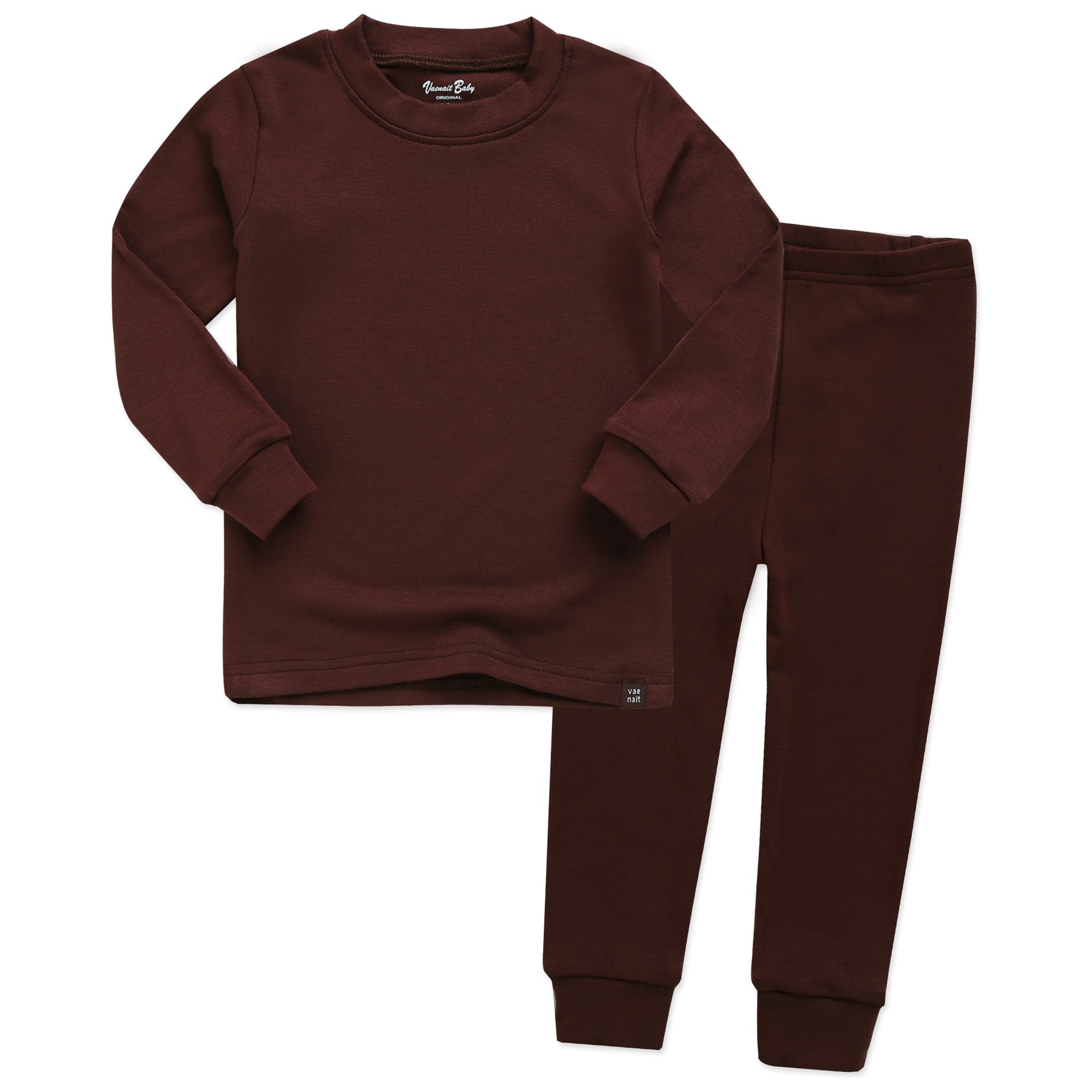 Bamboo Chocolate Long Sleeve PJs