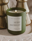 *NEW* Merry and Bright 15 oz Soy Candle, Matte Jar - Gifts