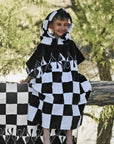 Checker Flame Hooded Towel