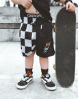 Burn Out Mesh Shorts