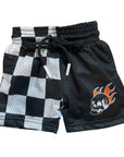 Burn Out Mesh Shorts