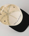 MOTHER Upside Down Lettering Embroidery Cap: Black / ONE SIZE