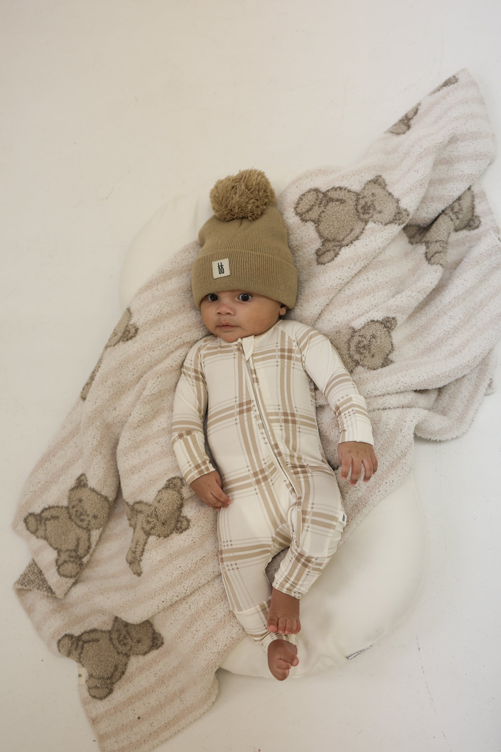 Bamboo Zip Pajamas | Ellis Plaid