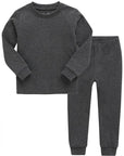 Daily Deep Grey Long Sleeve PJs