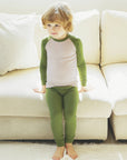 Modal Raglan Boys Girls  Long Sleeve PJs