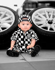 Pit Crew Romper in Venice