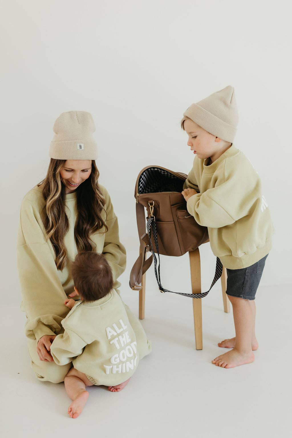Ff Diaper Bag | Taupe
