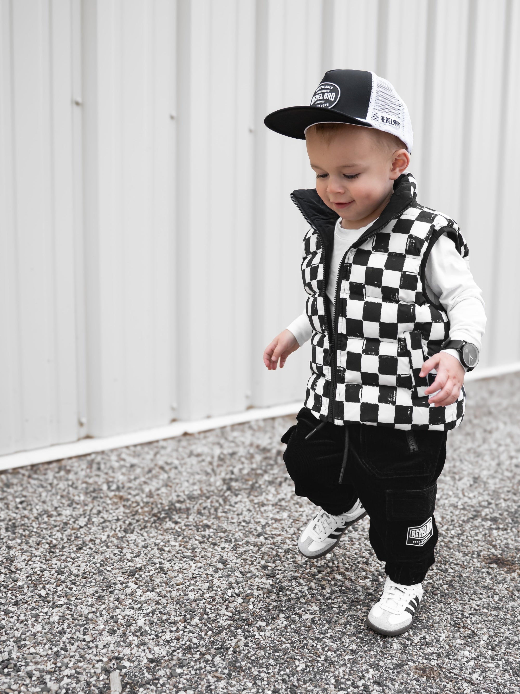 Reversible Puffer Vest in Vintage Venice (PREORDER)