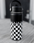 Checker Flame 16 Oz Water Bottle