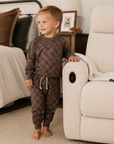 Jogger Set | Espresso Checkered