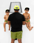 Hydro Snapback in Neon Electric Lime|| WATERPROOF ||  PREORDER