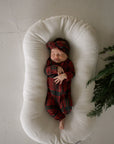 Bamboo Zip Pajamas | Christmas Plaid