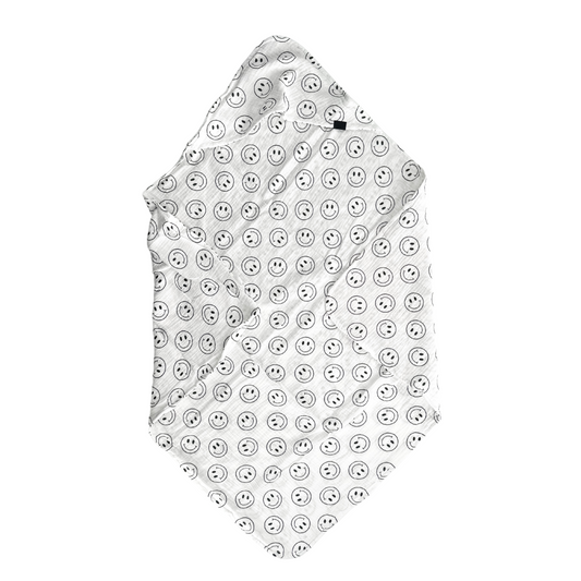 Organic Muslin Hooded Towel — Onyx