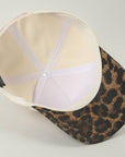 Howdy Darlin' Embroidered Leopard Brim Trucker Hat