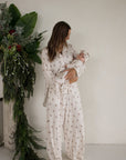 Women's Bamboo Button Up Lounge Set | Gingersnap