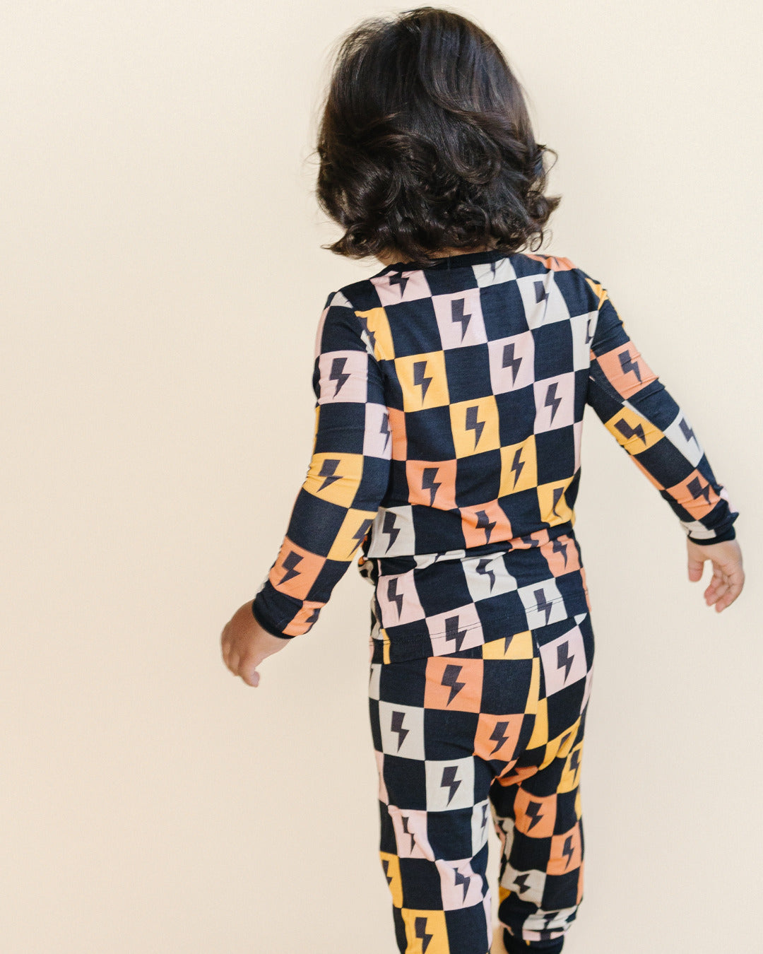 Bamboo Two Piece Set | Colorful Checks &amp; Bolts