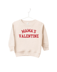 Mama's Valentine Varsity Pullover