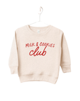 Milk + Cookies Club Kids Pullover