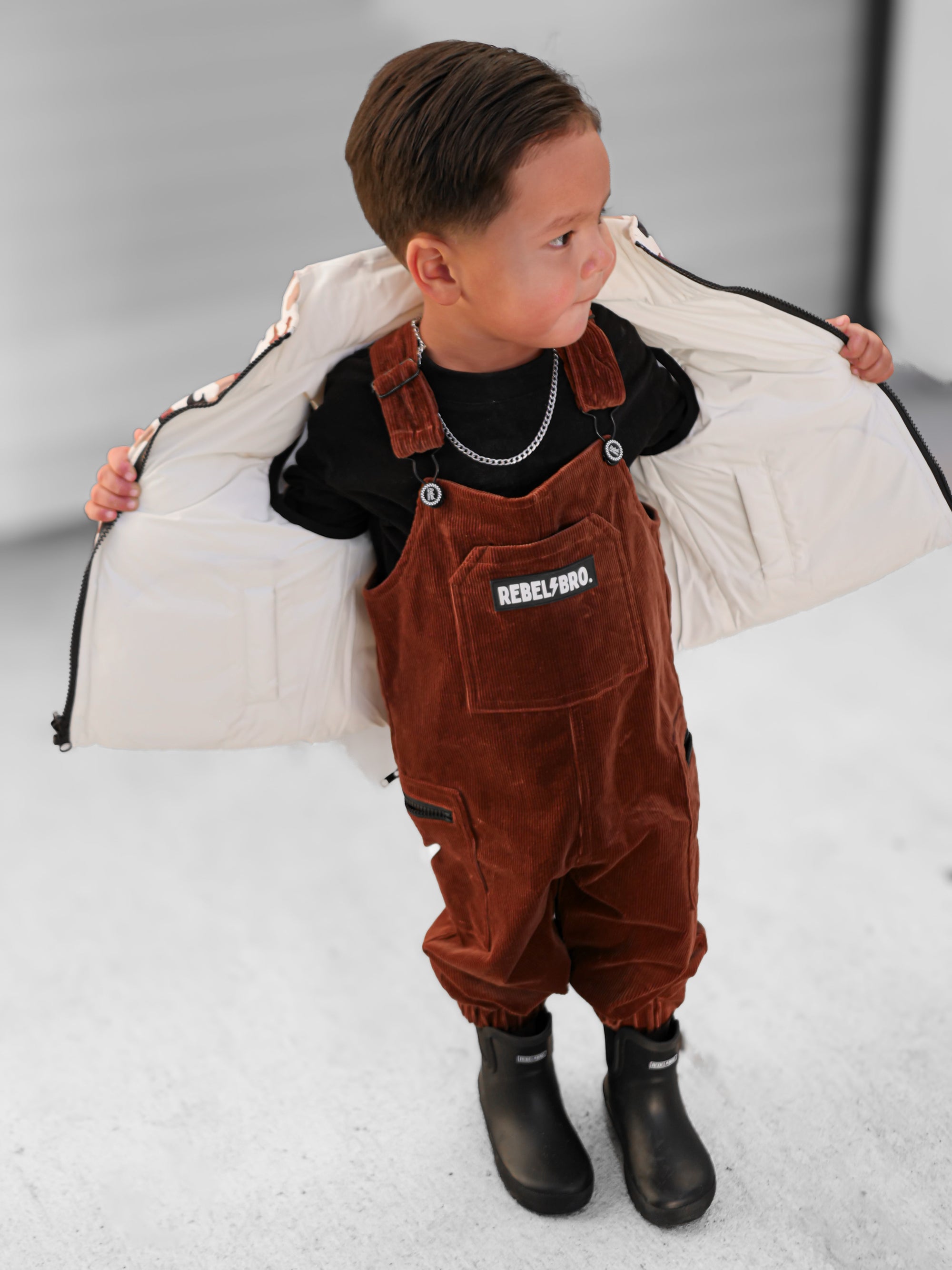 Overalls in Rust Corduroy (PREORDER)