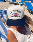 Take it Easy Vintage Trucker Hat