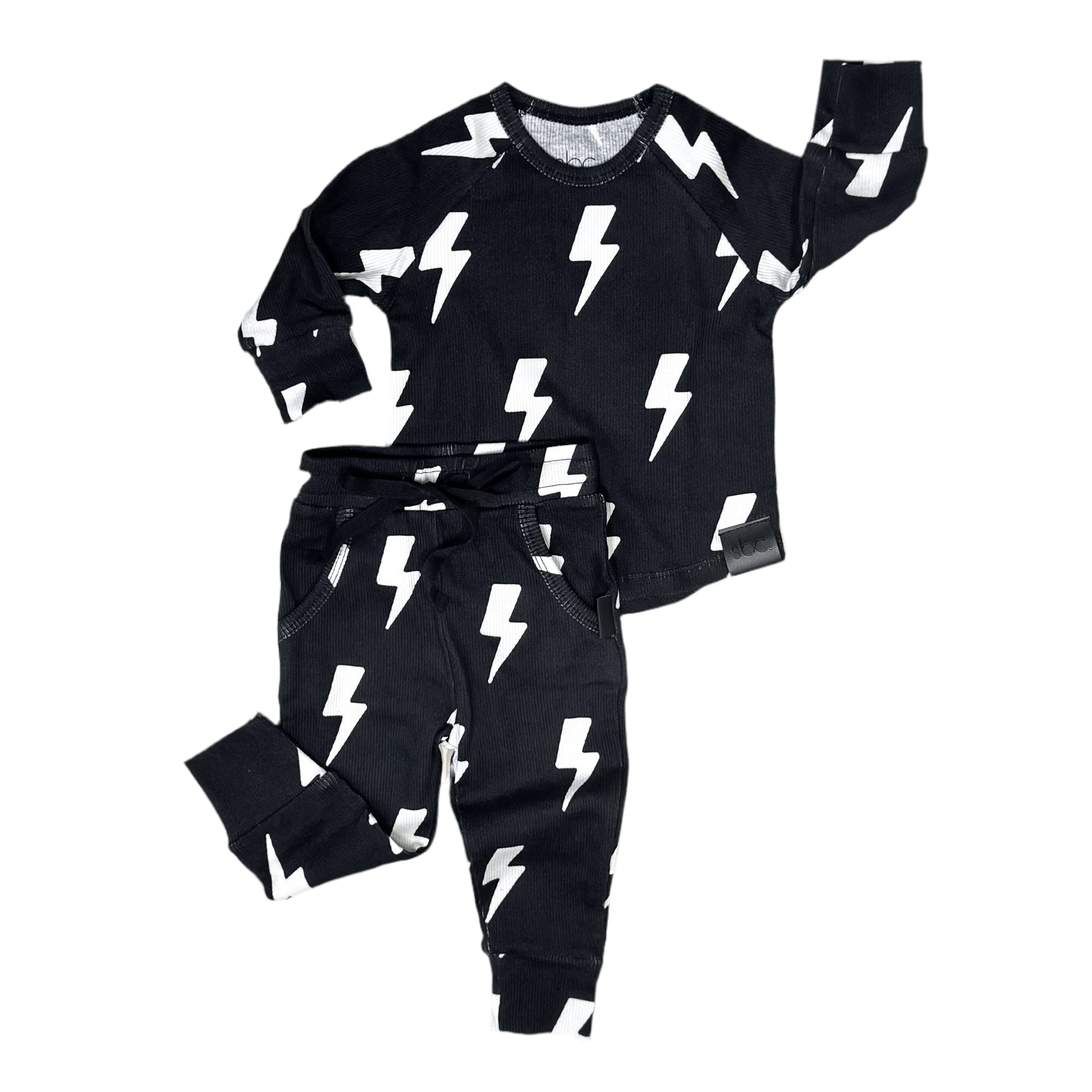 Organic Ribbed Set in Jagger