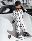 Pit Crew Romper in Bowie