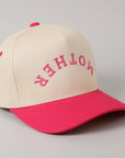 MOTHER Upside Down Lettering Embroidery Cap: Black / ONE SIZE