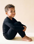 Modal Black Long Sleeve PJs