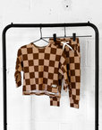 Organic Ribbed Set in Spiced Cider + Graham (PREORDER)