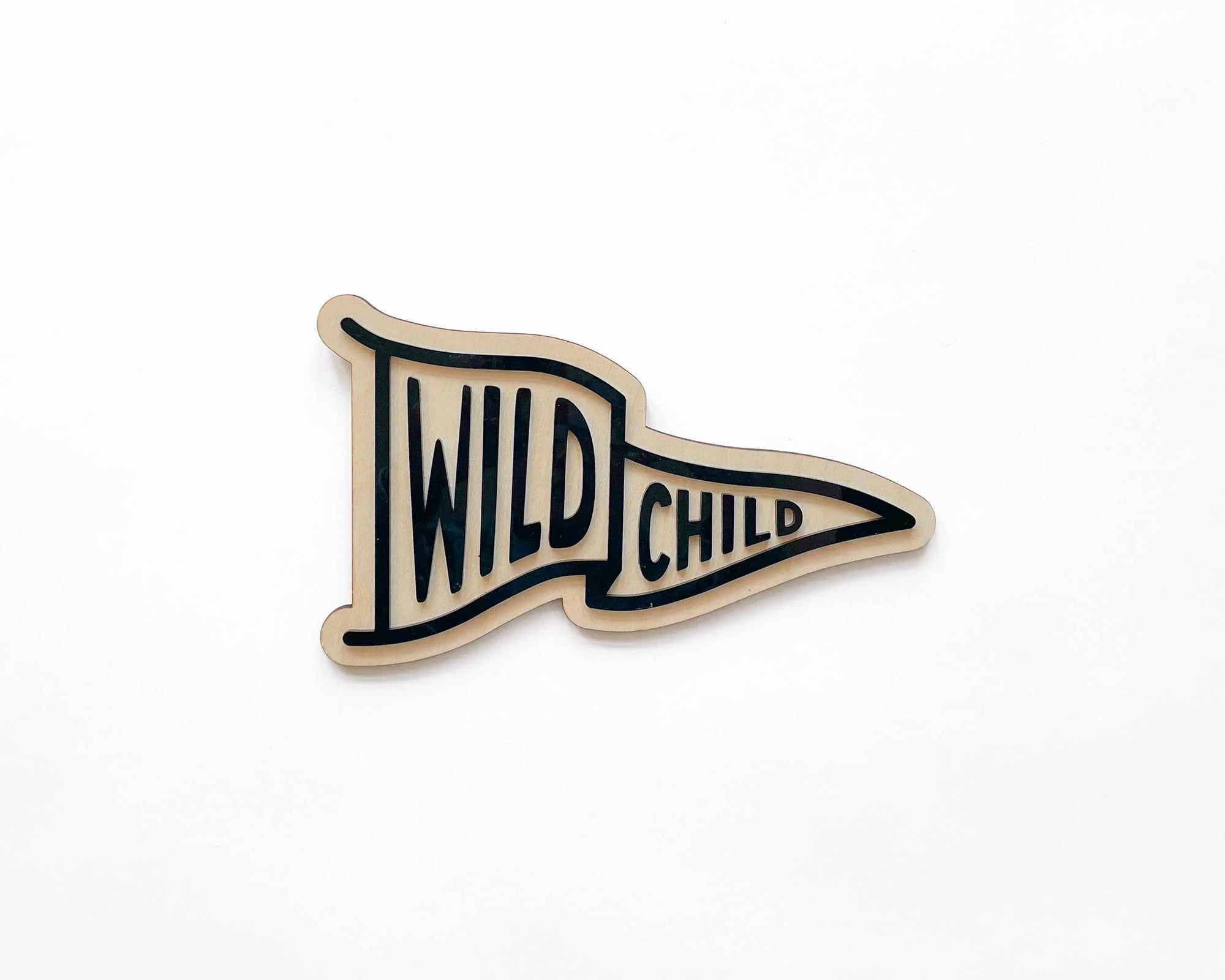 Wild Child Sign, Kids Nursery Room Decor, Baby Wall Sign: BLACK