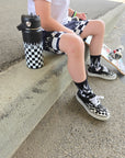 Checker Flame 16 Oz Water Bottle
