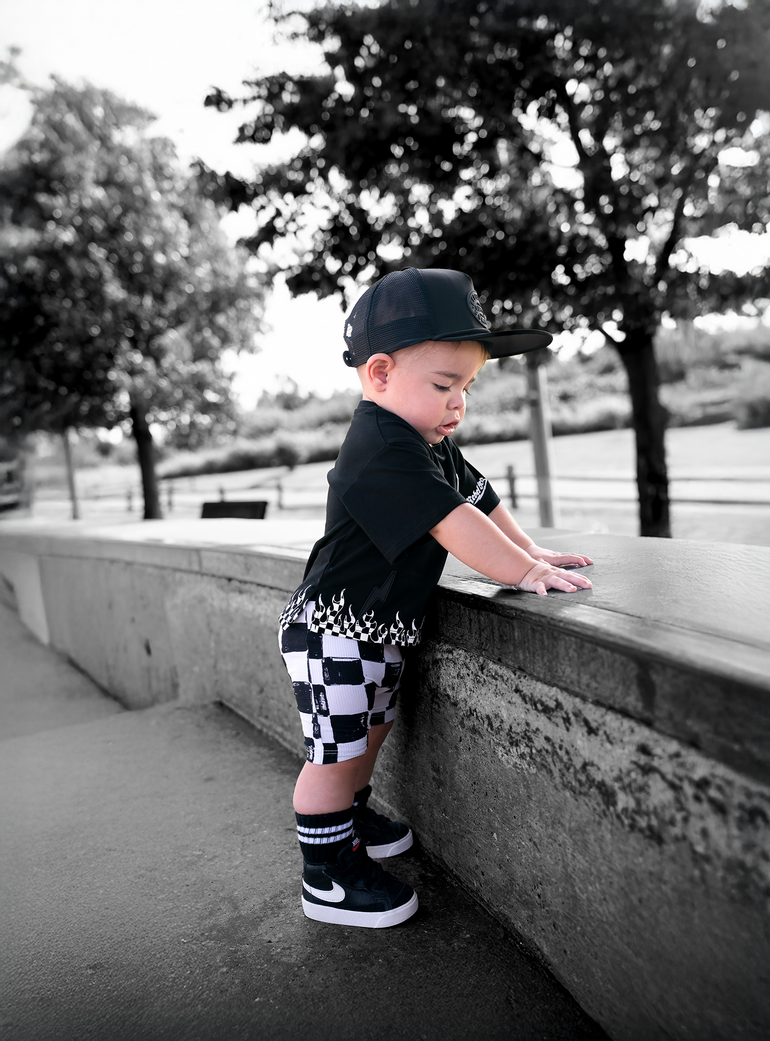 Bamboo Graphic Tee in Harley