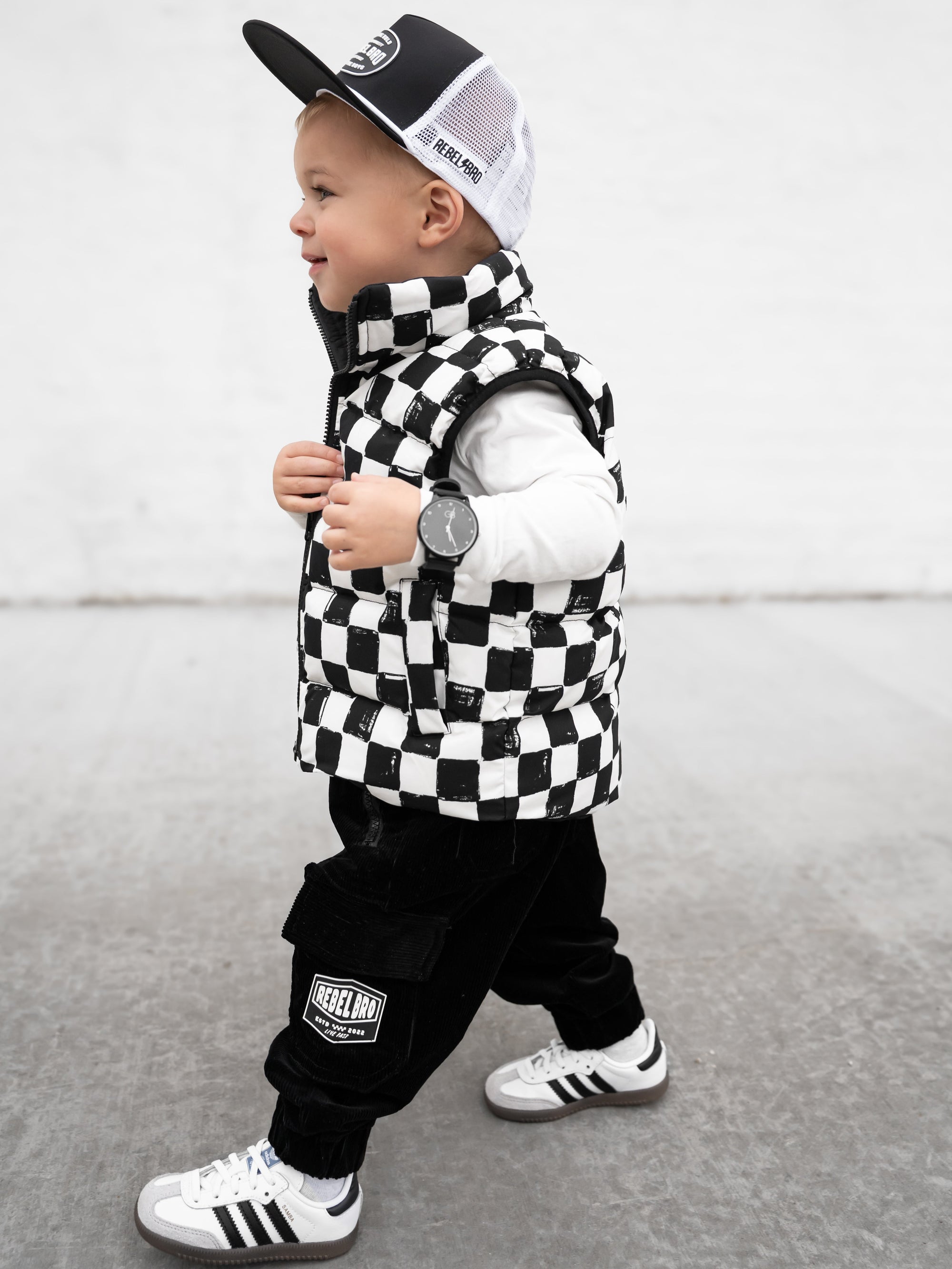 Reversible Puffer Vest in Vintage Venice (PREORDER)