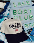 Lake it Easy - Navy Vintage Trucker Hat