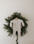 Bamboo Zip Pajamas | Candy Cane