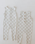 Harem Bamboo Romper | Checkerboard