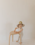 Harem Bamboo Romper | Checkerboard