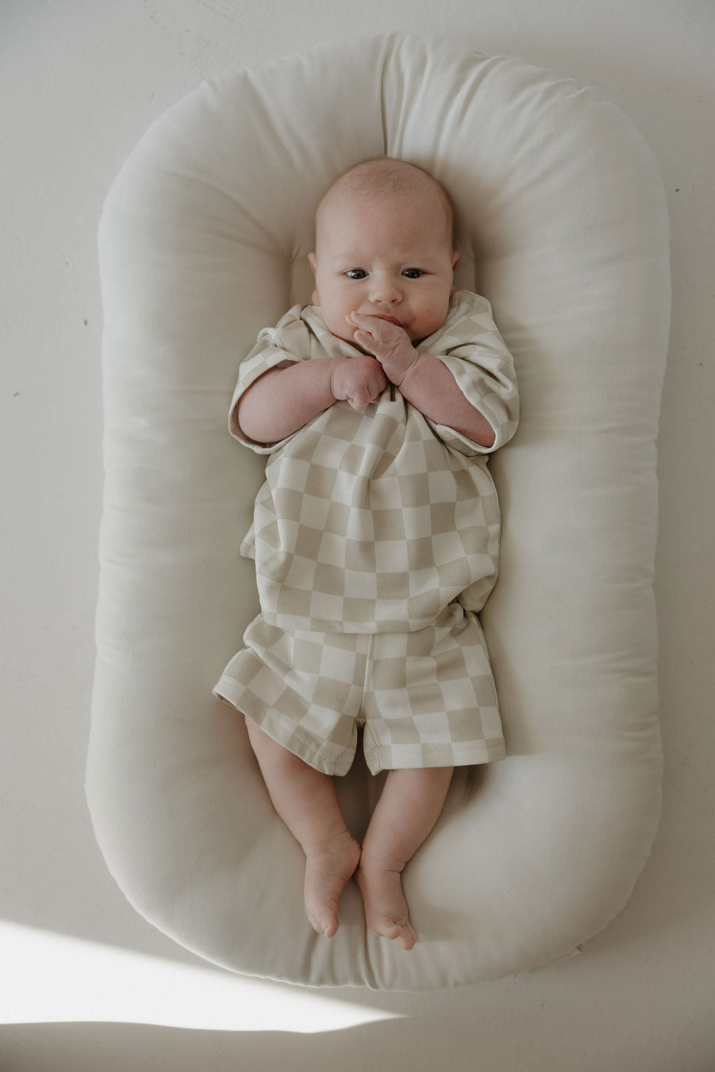 French Terry Short Set | Checkerboard