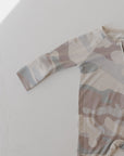 Bamboo Zip Pajamas | Camo