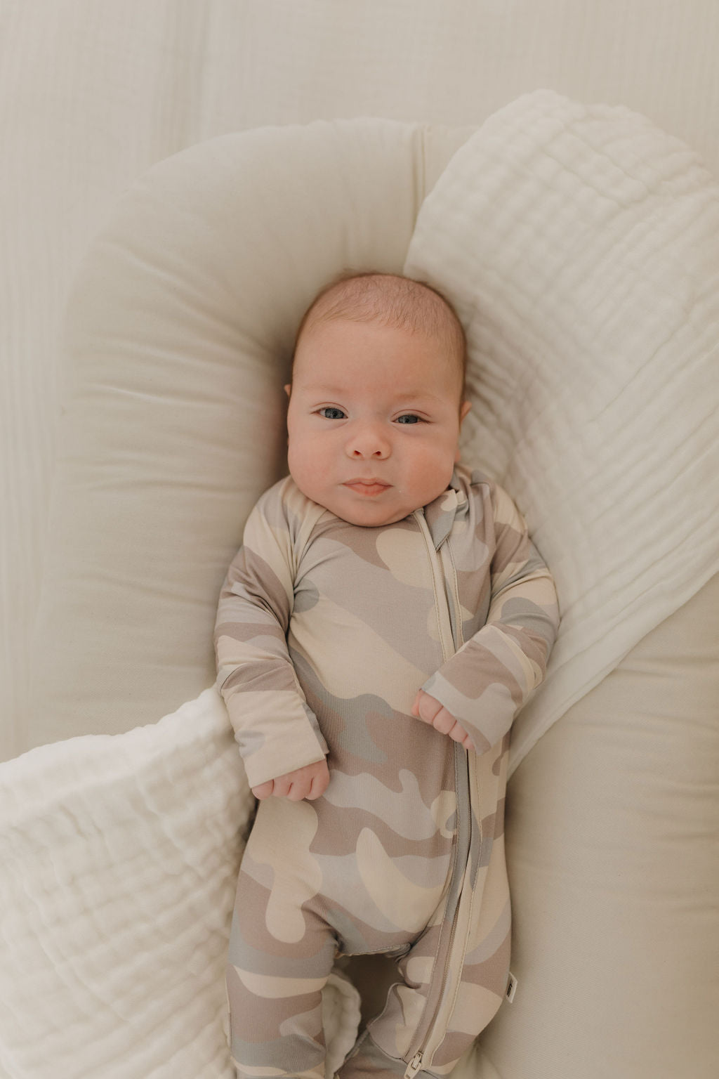 Bamboo Zip Pajamas | Camo