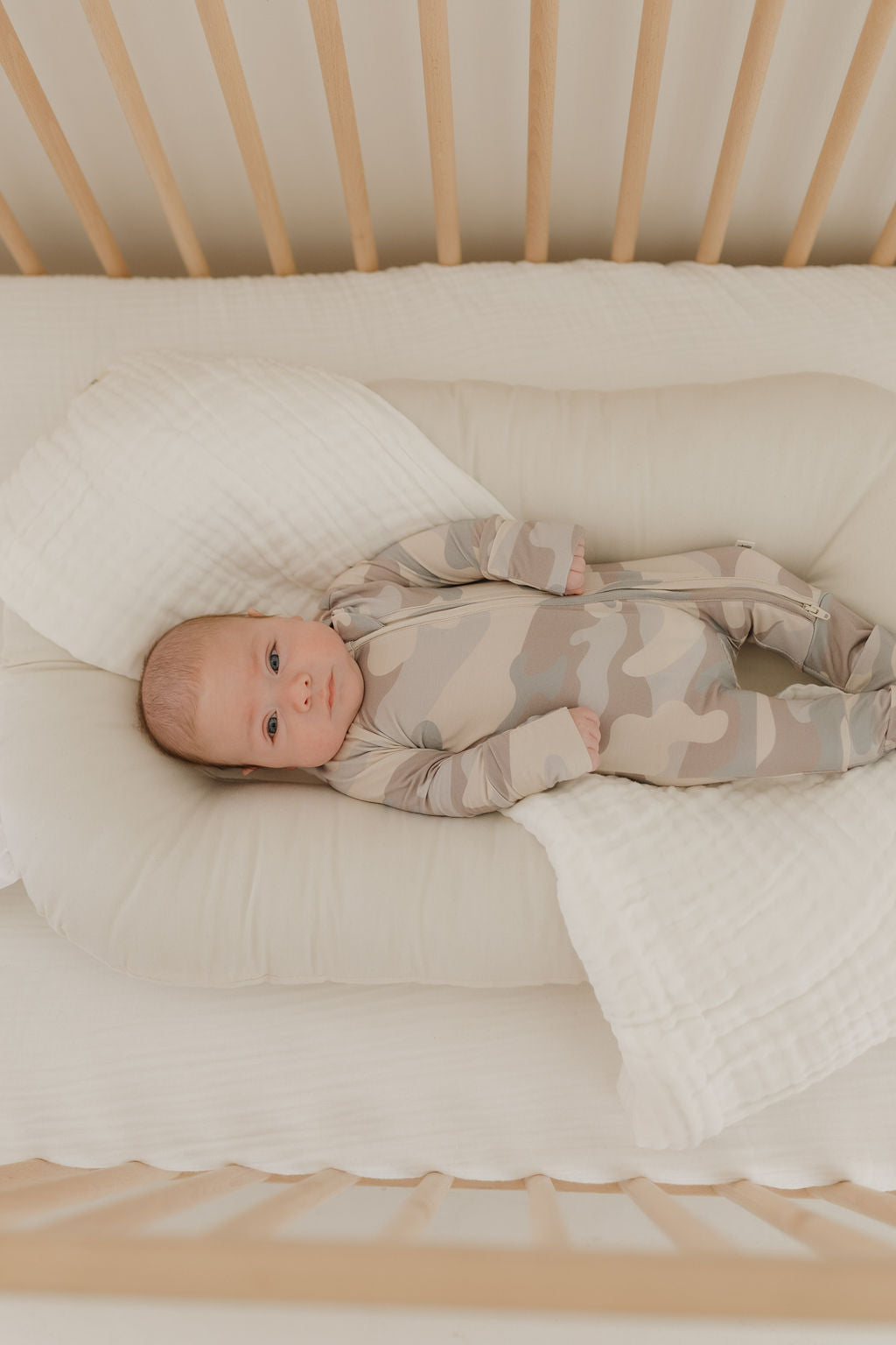 Bamboo Zip Pajamas | Camo