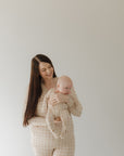 Women's Bamboo Pajama | Grid || MATCHING KIDS