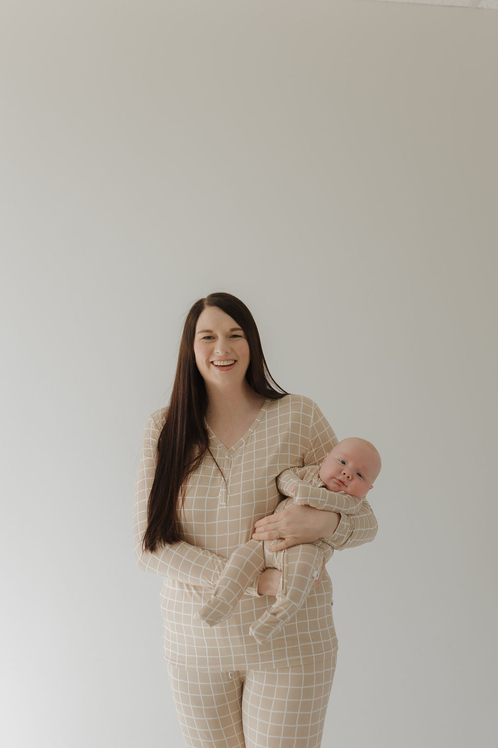 Women&#39;s Bamboo Pajama | Grid || MATCHING KIDS