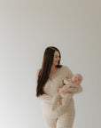 Women's Bamboo Pajama | Grid || MATCHING KIDS