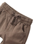 Cotton Twill Caro Jogger - Mushroom