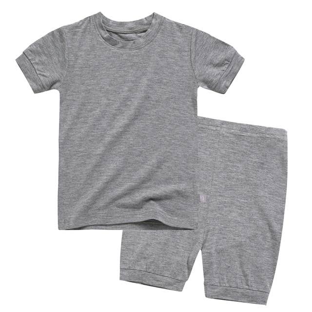 Colorful Grey Short Sleeve viscose PJs