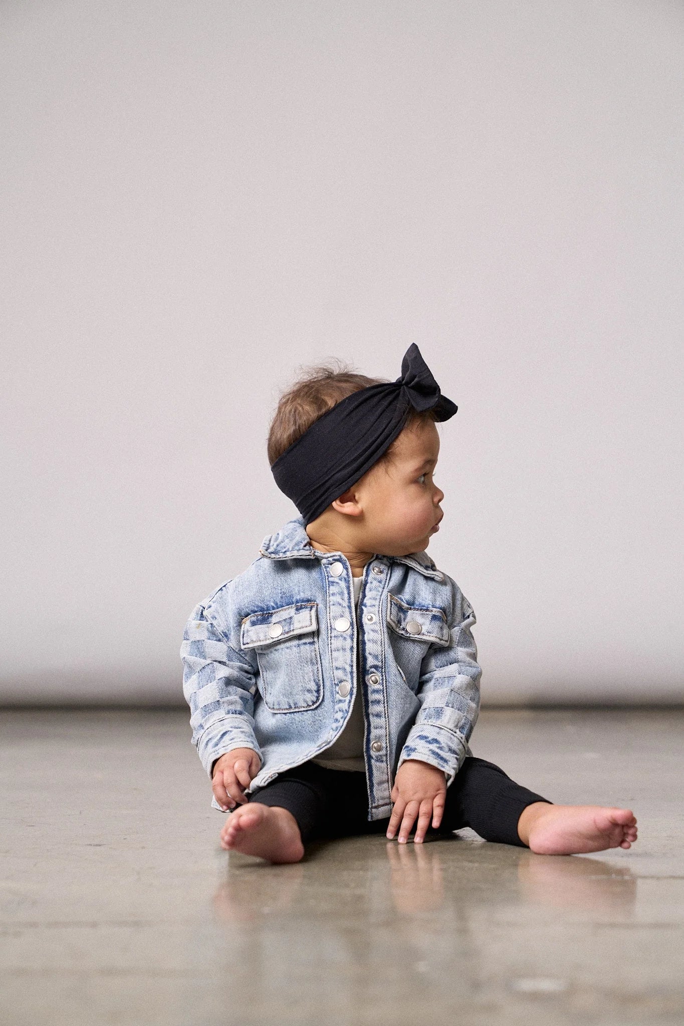 Checker Denim Shacket