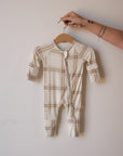 Bamboo Zip Pajamas | Ellis Plaid