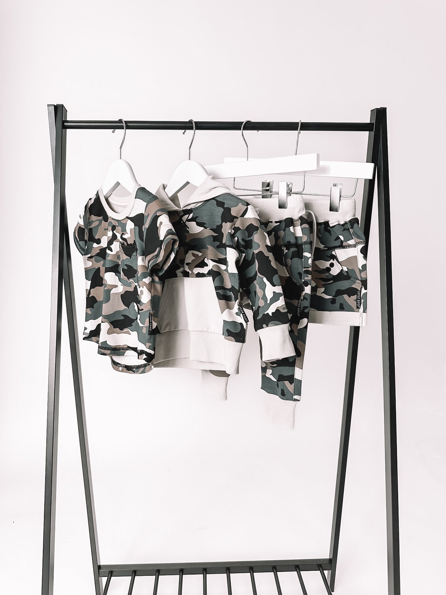 STORY FLASH SALE Harem Short - Pewter Camo - LARGE SIZES