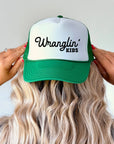 Wrangling' Kids Trucker Hat - Fall Western Trucker Hat